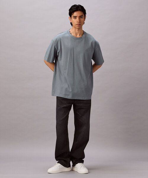 Calvin Klein(カルバン・クライン)の「スタンダード ロゴ Tシャツ(Tシャツ/カットソー・メンズ・ブルー/ブラック/ホワイト・M/L/XL/S)」の17枚目の写真
