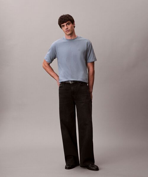 Calvin Klein(カルバン・クライン)の「スタンダード ロゴ Tシャツ(Tシャツ/カットソー・メンズ・ブルー/ブラック/ホワイト・M/L/XL/S)」の10枚目の写真