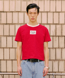 OGI（オギ）の「ビホアプリケクロップTシャツ（Tシャツ/カットソー）」