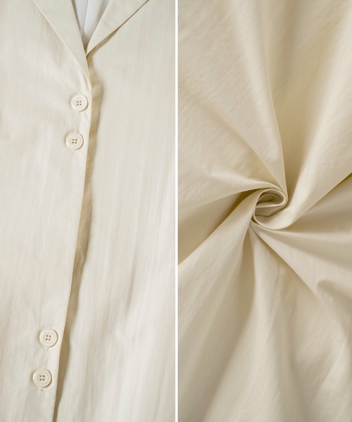 WILLFULLY(ウィルフリー)の「hem balloon tailored jacket like OP(ワンピース・レディース・ブラック/アイボリー・FREE)」の10枚目の写真