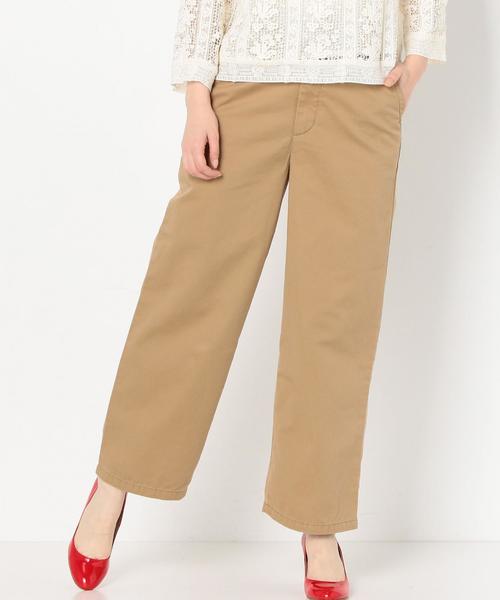 Another Edition（アナザーエディション）の「ワイドチノパンツ/AEBC Ｃ　WID CHINO PT◆（その他パンツ・レディース・ベージュ/ネイビー・MEDIUM/SMALL）」の14枚目の写真
