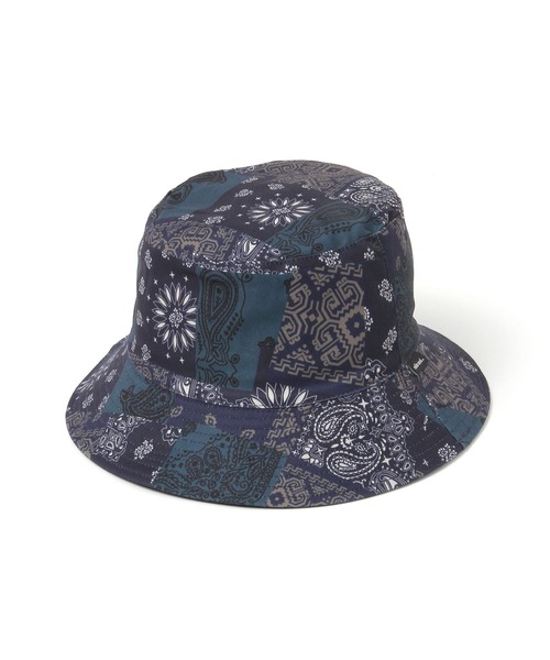 niko and...(ニコアンド)の「リバーシブルバンダナ柄ハット(ハット・レディース・レッド/ネイビー・0)」の1枚目の写真