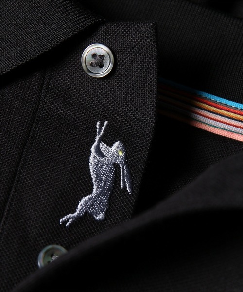 Paul Smith(ポールスミス)の「"Hidden Rabbit" エンブロイダリー ポロシャツ / 163510 698P2(ポロシャツ・メンズ・ブラック/チェリーレッド/ホワイト・XX-LARGE/X-LARGE/LARGE/MEDIUM/SMALL)」の6枚目の写真