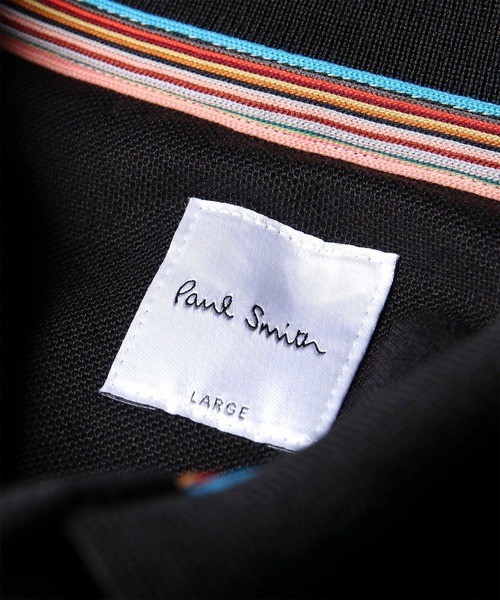 Paul Smith(ポールスミス)の「"Hidden Rabbit" エンブロイダリー ポロシャツ / 163510 698P2(ポロシャツ・メンズ・ブラック/チェリーレッド/ホワイト・XX-LARGE/X-LARGE/LARGE/MEDIUM/SMALL)」の7枚目の写真