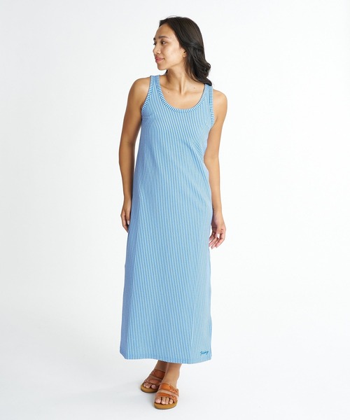 BILLABONG(ビラボン)の「BILLABONG ウィメンズ LIGHT SUCKER ONEPIECE DRESS ワンピース 【2026年夏モデル】(ワンピース・レディース・ブルー系その他/オフホワイト/ピンク系その他・MEDIUM)」の1枚目の写真