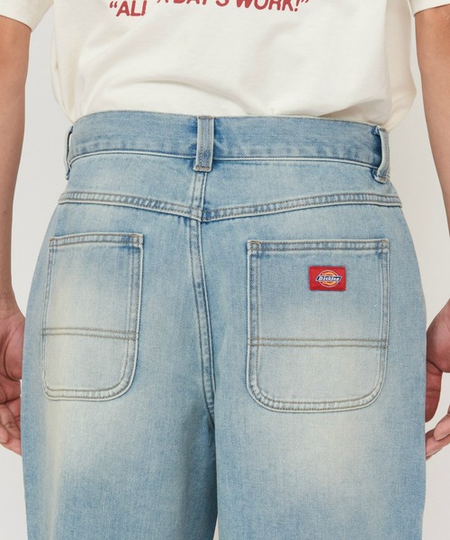 Dickies(ディッキーズ)の「Dickies/ディッキーズ ダーティーウォッシュ デニムショーツ(デニムパンツ・メンズ・ライトインディゴブルー/ブラック系その他・30/32)」の11枚目の写真