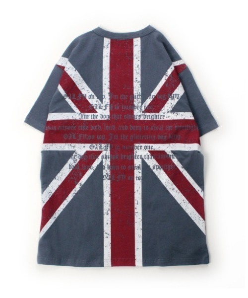 GALFY(ガルフィー)の「【GALFY】UKギャル男TEE / 【ガルフィー】グラフィック半袖Tシャツ(Tシャツ/カットソー・メンズ・ホワイト/ブラック×グレー/ブラック×レッド/ネイビー・L/XL)」の8枚目の写真