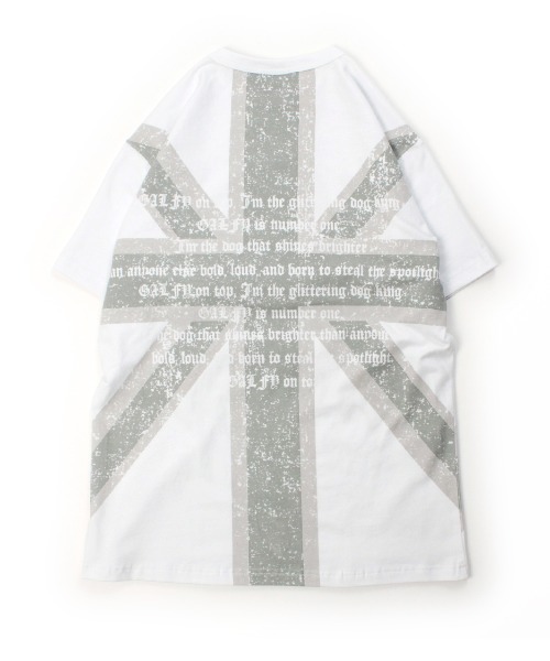 GALFY(ガルフィー)の「【GALFY】UKギャル男TEE / 【ガルフィー】グラフィック半袖Tシャツ(Tシャツ/カットソー・メンズ・ホワイト/ブラック×グレー/ブラック×レッド/ネイビー・L/XL)」の16枚目の写真