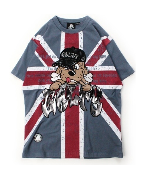 GALFY(ガルフィー)の「【GALFY】UKギャル男TEE / 【ガルフィー】グラフィック半袖Tシャツ(Tシャツ/カットソー・メンズ・ホワイト/ブラック×グレー/ブラック×レッド/ネイビー・L/XL)」の7枚目の写真