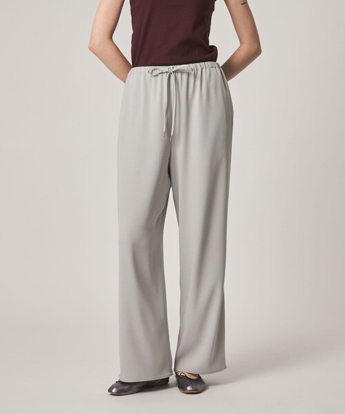 Steven Alan(スティーブンアラン)の「<Steven Alan>バックサテン ジョーゼット イージーパンツ(スラックス・レディース・ライトグレー/ネイビー・S/M)」の2枚目の写真
