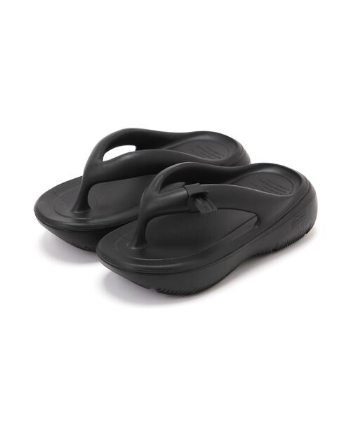 TAW&TOE(トーアンドトー)の「TAW&TOE/トーアンドトー/ZEROVITY Plumpy(サンダル・レディース・アイボリー系/ブラック・23/24/25)」の2枚目の写真