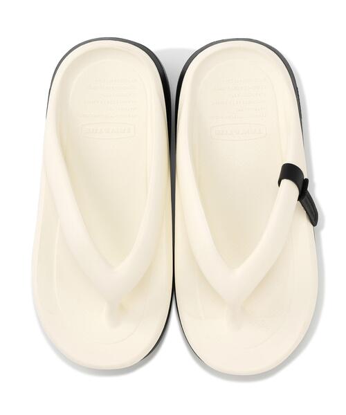 TAW&TOE(トーアンドトー)の「TAW&TOE/トーアンドトー/ZEROVITY Plumpy(サンダル・レディース・アイボリー系/ブラック・23/24/25)」の5枚目の写真