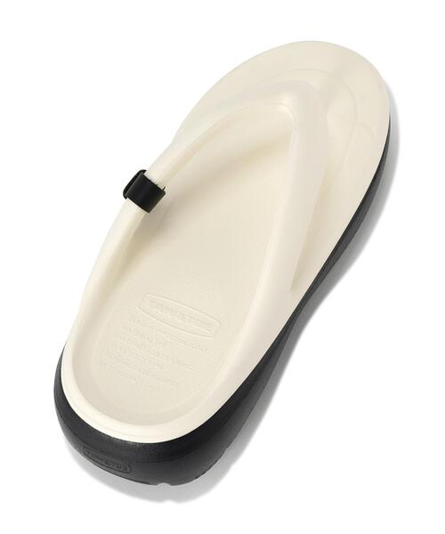 TAW&TOE(トーアンドトー)の「TAW&TOE/トーアンドトー/ZEROVITY Plumpy(サンダル・レディース・アイボリー系/ブラック・23/24/25)」の7枚目の写真