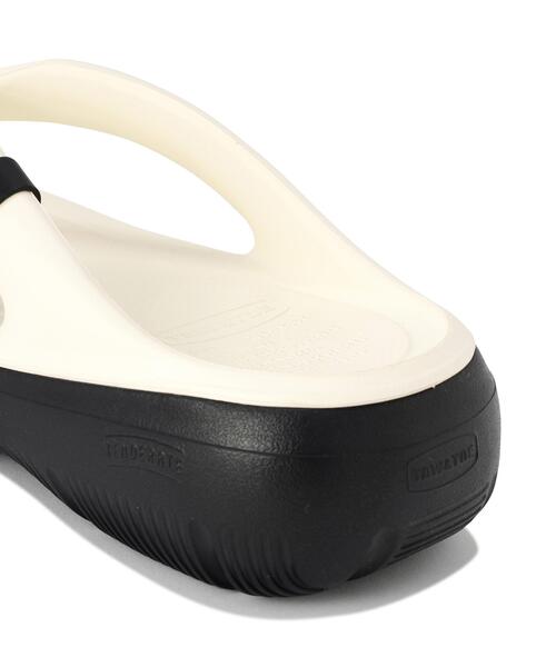 TAW&TOE(トーアンドトー)の「TAW&TOE/トーアンドトー/ZEROVITY Plumpy(サンダル・レディース・アイボリー系/ブラック・23/24/25)」の3枚目の写真