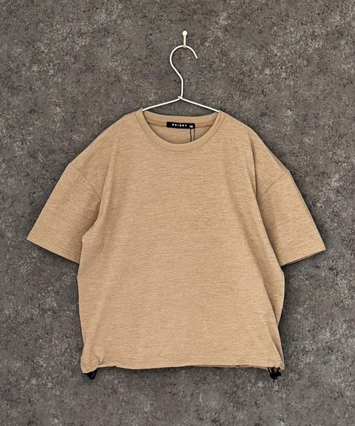 THE CASUAL(カジュアル)の「【マルチファンクション】オーバーサイズ 半袖シャツ(Tシャツ/カットソー・キッズ・チャコール/ベージュ/ブラック/カーキ/オフホワイト・160cm/150cm/140cm/130cm/120cm/110cm)」の4枚目の写真