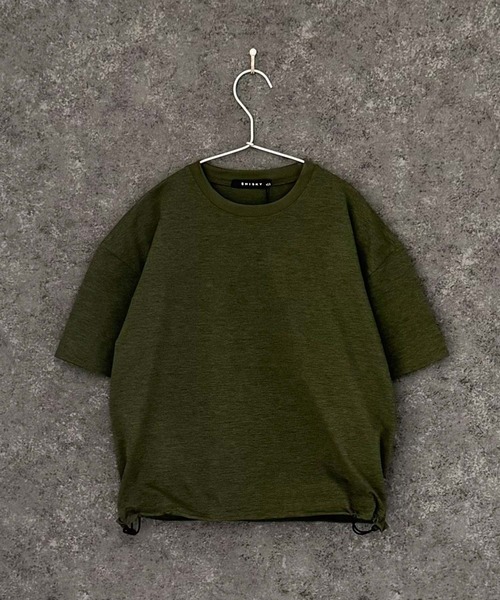 THE CASUAL(カジュアル)の「【マルチファンクション】オーバーサイズ 半袖シャツ(Tシャツ/カットソー・キッズ・チャコール/ベージュ/ブラック/カーキ/オフホワイト・160cm/150cm/140cm/130cm/120cm/110cm)」の5枚目の写真