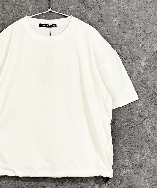 THE CASUAL(カジュアル)の「【マルチファンクション】オーバーサイズ 半袖シャツ(Tシャツ/カットソー・キッズ・チャコール/ベージュ/ブラック/カーキ/オフホワイト・160cm/150cm/140cm/130cm/120cm/110cm)」の6枚目の写真