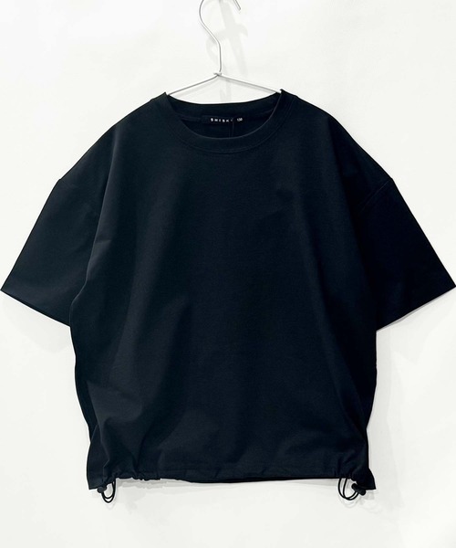 THE CASUAL(カジュアル)の「【マルチファンクション】オーバーサイズ 半袖シャツ(Tシャツ/カットソー・キッズ・チャコール/ベージュ/ブラック/カーキ/オフホワイト・160cm/150cm/140cm/130cm/120cm/110cm)」の12枚目の写真