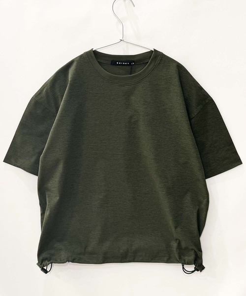 THE CASUAL(カジュアル)の「【マルチファンクション】オーバーサイズ 半袖シャツ(Tシャツ/カットソー・キッズ・チャコール/ベージュ/ブラック/カーキ/オフホワイト・160cm/150cm/140cm/130cm/120cm/110cm)」の15枚目の写真