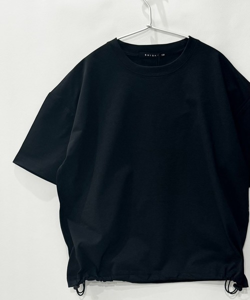 THE CASUAL(カジュアル)の「【マルチファンクション】オーバーサイズ 半袖シャツ(Tシャツ/カットソー・キッズ・チャコール/ベージュ/ブラック/カーキ/オフホワイト・160cm/150cm/140cm/130cm/120cm/110cm)」の22枚目の写真