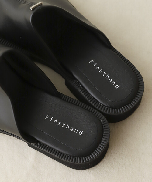 Firsthand（ファーストハンド）の「Firsthand/ファーストハンド ポイントシルバー カバードサンダル（サンダル・レディース・ブラック/シルバー・MEDIUM/SMALL/LARGE）」の12枚目の写真