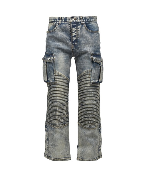 COATING SLIM BIKER CARGO PANTS（カーゴパンツ）｜BREATH（ブレス）の 