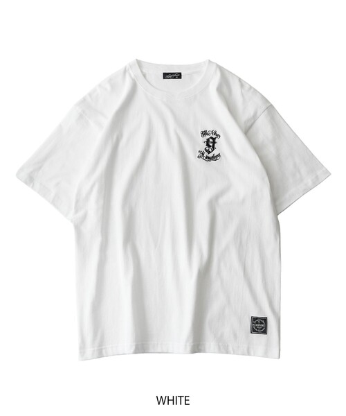 NineMicrophones(ナインマイクロフォンズ)の「EMBROIDERY 9MC Crew TEE(Tシャツ/カットソー・メンズ・スミクロ/ブラック×グレー/ブラック×ホワイト/ホワイト・XX-LARGE/X-LARGE/LARGE/MEDIUM/SMALL)」の22枚目の写真