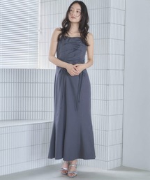 archives（アルシーヴ）の「【ＯＮかわ】ウォッシャブルタックドロストキャミワンピース（ワンピース）」