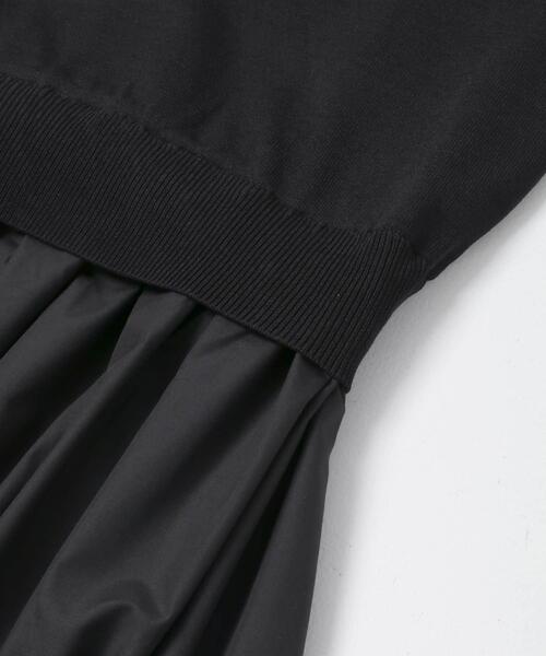 ITEMS URBANRESEARCH(アイテムズ アーバンリサーチ)の「『洗濯可』ポロニットドッキングワンピース(ワンピース・レディース・ブラック/オフホワイト/ブラウン・FREE)」の19枚目の写真