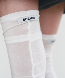 SOEMIN（ソミン）の「Layered Socks／レイヤードニーハイソックス（ソックス/靴下）」