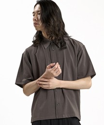 【NO ID.】Linen Touch Pintuck Shirt / リネン タッチ ピンタック シャツ