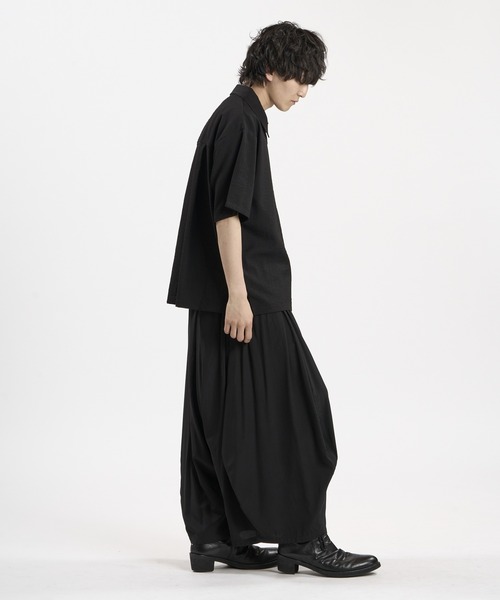 NO ID.（ノーアイディ）の「【NO ID.】Linen Touch Pintuck Shirt / リネン タッチ ピンタック シャツ（シャツ/ブラウス・メンズ・グレー/ブラック/ホワイト・2/1）」の16枚目の写真