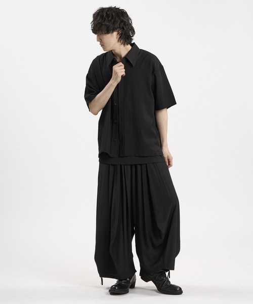NO ID.（ノーアイディ）の「【NO ID.】Linen Touch Pintuck Shirt / リネン タッチ ピンタック シャツ（シャツ/ブラウス・メンズ・グレー/ブラック/ホワイト・2/1）」の20枚目の写真