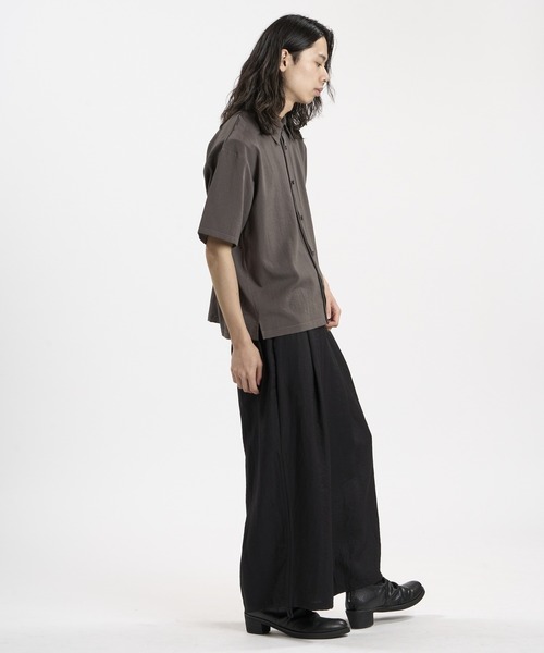 NO ID.（ノーアイディ）の「【NO ID.】Linen Touch Pintuck Shirt / リネン タッチ ピンタック シャツ（シャツ/ブラウス・メンズ・グレー/ブラック/ホワイト・2/1）」の14枚目の写真
