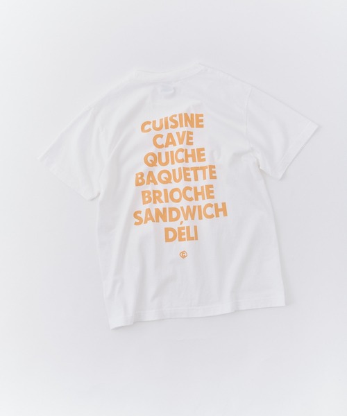 ottilie(オティーリエ)の「【 TRICOMER / トリコメル 】 PARIS Boulangerie / Tシャツ(Tシャツ/カットソー・レディース・ホワイト・FREE)」の2枚目の写真
