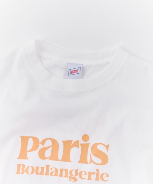 ottilie(オティーリエ)の「【 TRICOMER / トリコメル 】 PARIS Boulangerie / Tシャツ(Tシャツ/カットソー・レディース・ホワイト・FREE)」の6枚目の写真