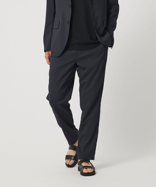 BEAUTY&YOUTH UNITED ARROWS(ビューティーアンドユースユナイテッドアローズ)の「東レ/TORAY COOL-TEX テーパード パンツ NO.3 ウォッシャブル 接触冷感 吸水速乾 ストレッチ セットアップ対応可能(その他パンツ・メンズ・ネイビー/オリーブ/ダークグレー・XL/L/S/M)」の3枚目の写真