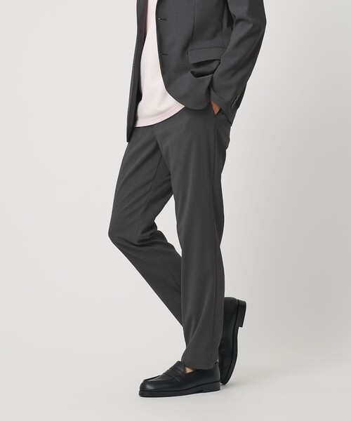 BEAUTY&YOUTH UNITED ARROWS(ビューティーアンドユースユナイテッドアローズ)の「東レ/TORAY COOL-TEX テーパード パンツ NO.3 ウォッシャブル 接触冷感 吸水速乾 ストレッチ セットアップ対応可能(その他パンツ・メンズ・ネイビー/オリーブ/ダークグレー・XL/L/S/M)」の2枚目の写真