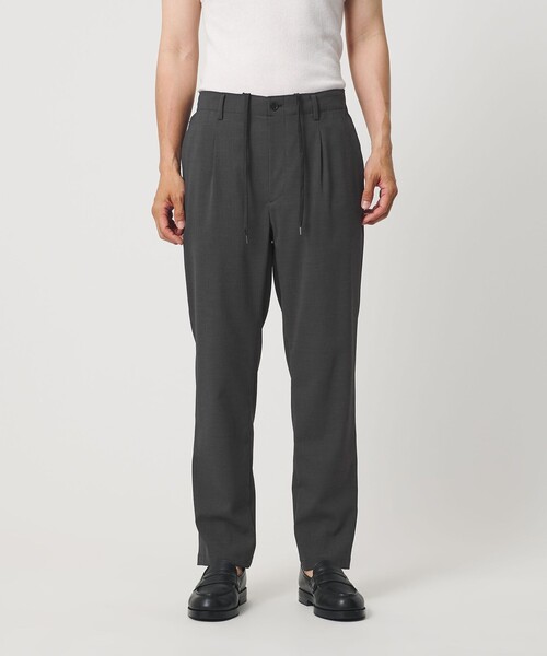 BEAUTY&YOUTH UNITED ARROWS(ビューティーアンドユースユナイテッドアローズ)の「東レ/TORAY COOL-TEX テーパード パンツ NO.3 ウォッシャブル 接触冷感 吸水速乾 ストレッチ セットアップ対応可能(その他パンツ・メンズ・ネイビー/オリーブ/ダークグレー・XL/L/S/M)」の4枚目の写真