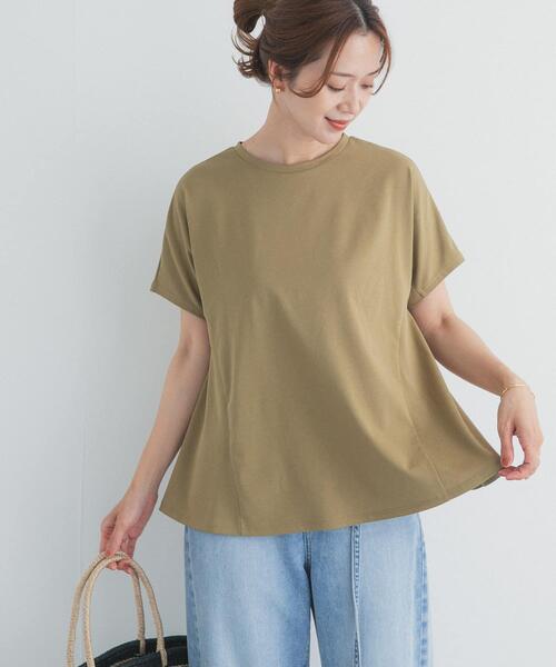 URBAN RESEARCH DOORS(アーバンリサーチドアーズ)の「サイドフレアプルオーバー(Tシャツ/カットソー・レディース・オフホワイト/ネイビー/グリーン系その他・FREE)」の12枚目の写真