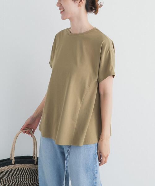 URBAN RESEARCH DOORS(アーバンリサーチドアーズ)の「サイドフレアプルオーバー(Tシャツ/カットソー・レディース・オフホワイト/ネイビー/グリーン系その他・FREE)」の14枚目の写真
