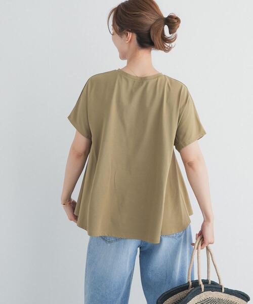 URBAN RESEARCH DOORS(アーバンリサーチドアーズ)の「サイドフレアプルオーバー(Tシャツ/カットソー・レディース・オフホワイト/ネイビー/グリーン系その他・FREE)」の16枚目の写真