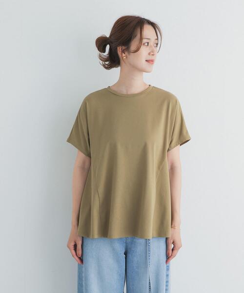 URBAN RESEARCH DOORS(アーバンリサーチドアーズ)の「サイドフレアプルオーバー(Tシャツ/カットソー・レディース・オフホワイト/ネイビー/グリーン系その他・FREE)」の18枚目の写真