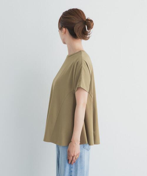URBAN RESEARCH DOORS(アーバンリサーチドアーズ)の「サイドフレアプルオーバー(Tシャツ/カットソー・レディース・オフホワイト/ネイビー/グリーン系その他・FREE)」の19枚目の写真