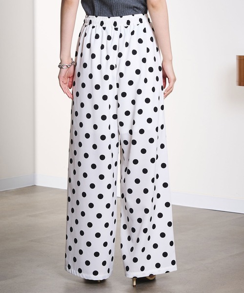 ROSE BUD(ローズバッド)の「POLKA DOT PANTS(その他パンツ・レディース・グリーン/ホワイト・ONE SIZE)」の5枚目の写真