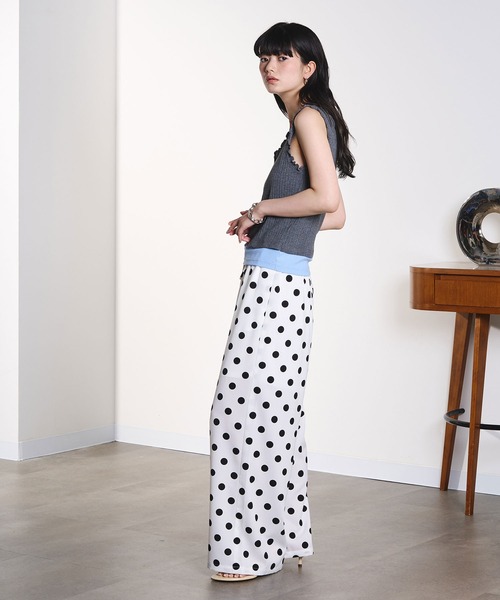 ROSE BUD(ローズバッド)の「POLKA DOT PANTS(その他パンツ・レディース・グリーン/ホワイト・ONE SIZE)」の7枚目の写真
