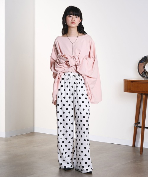 ROSE BUD(ローズバッド)の「POLKA DOT PANTS(その他パンツ・レディース・グリーン/ホワイト・ONE SIZE)」の12枚目の写真