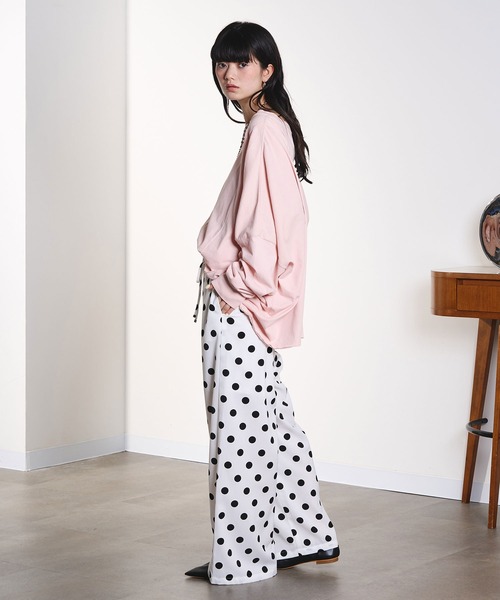 ROSE BUD(ローズバッド)の「POLKA DOT PANTS(その他パンツ・レディース・グリーン/ホワイト・ONE SIZE)」の13枚目の写真