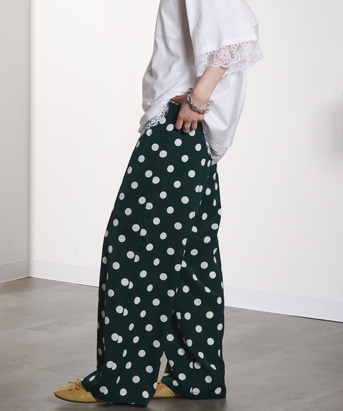 ROSE BUD(ローズバッド)の「POLKA DOT PANTS(その他パンツ・レディース・グリーン/ホワイト・ONE SIZE)」の15枚目の写真