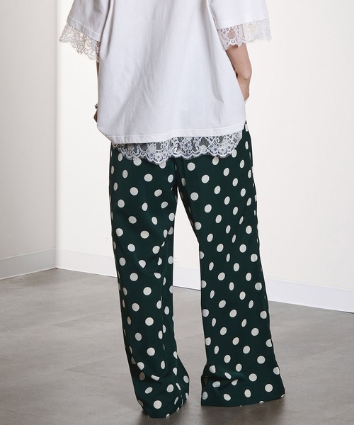 ROSE BUD(ローズバッド)の「POLKA DOT PANTS(その他パンツ・レディース・グリーン/ホワイト・ONE SIZE)」の16枚目の写真